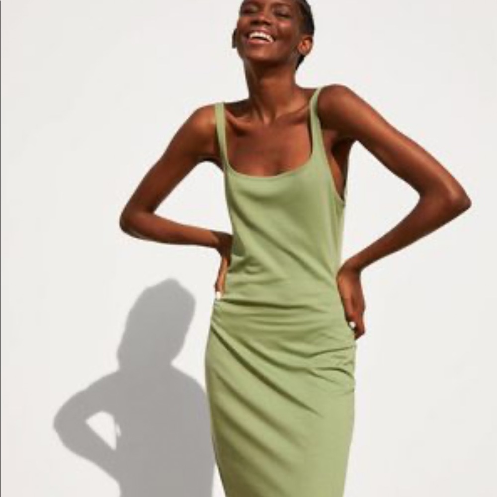 Olive green dress *ZARA*
